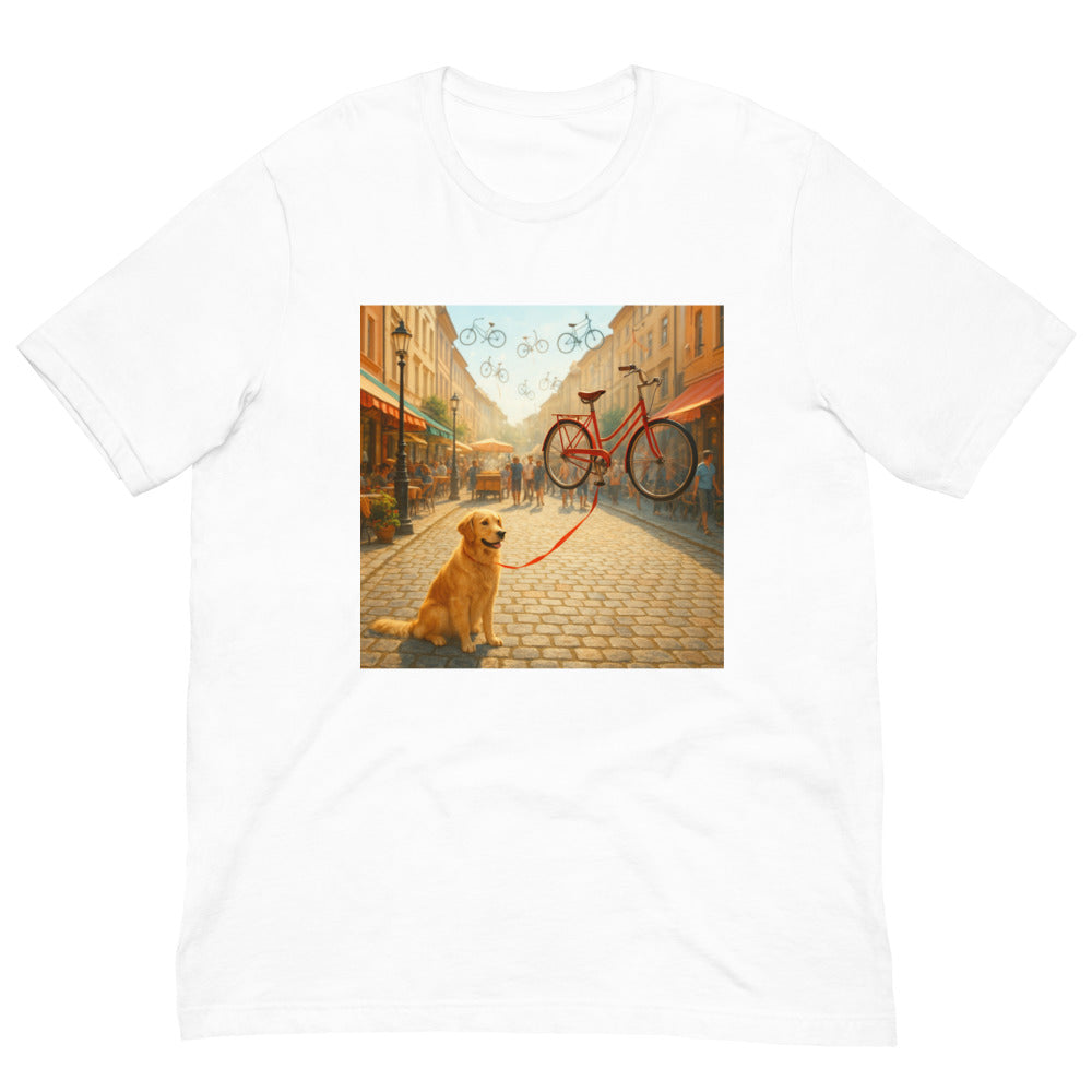 Sunlit Cobblestone Bicycle Balloons - View 2