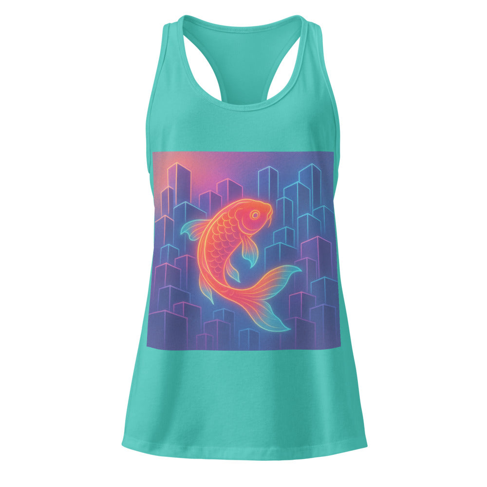 Neon Koi City Drift - Tahiti Blue