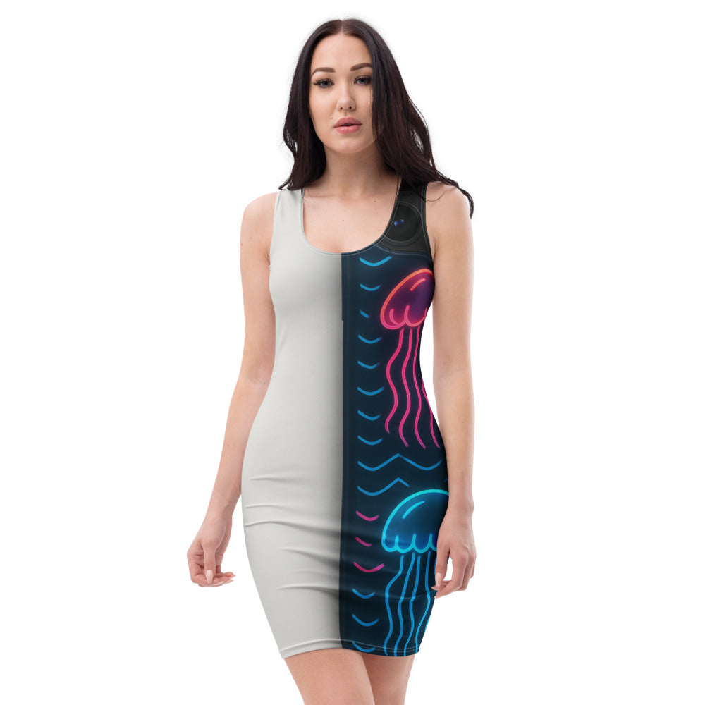 Neon Jellywave Phone Case - White