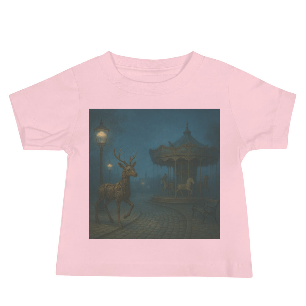 Clockwork Stag at Dusk - Pink