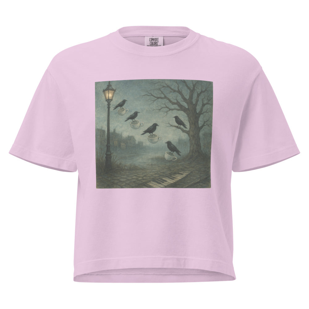 Teacup Crows at Dusk - Orchid