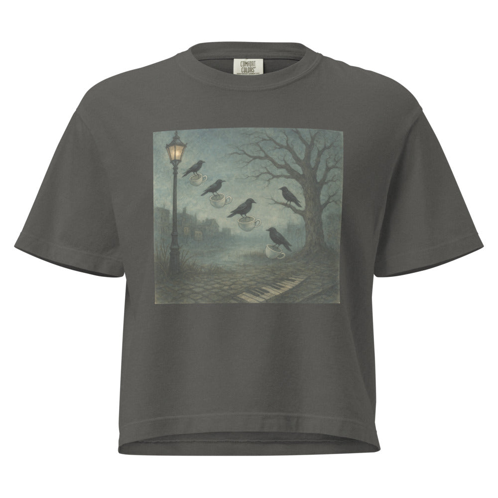 Teacup Crows at Dusk - Pepper
