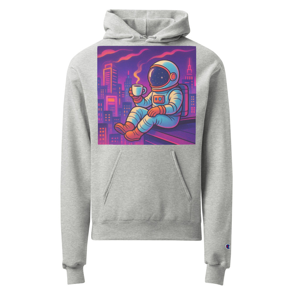 Neon Astronaut Coffee Break - Light Steel