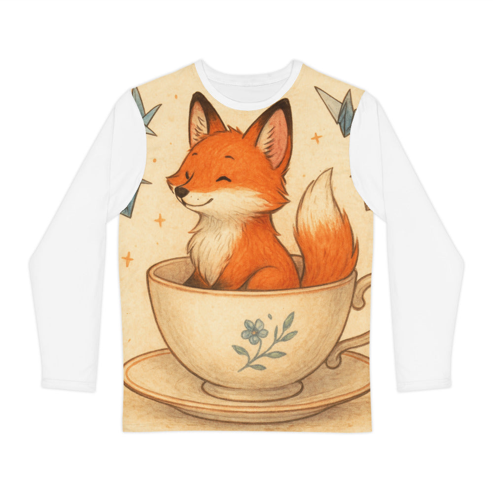 Teacup Fox and Origami Cranes - View 1