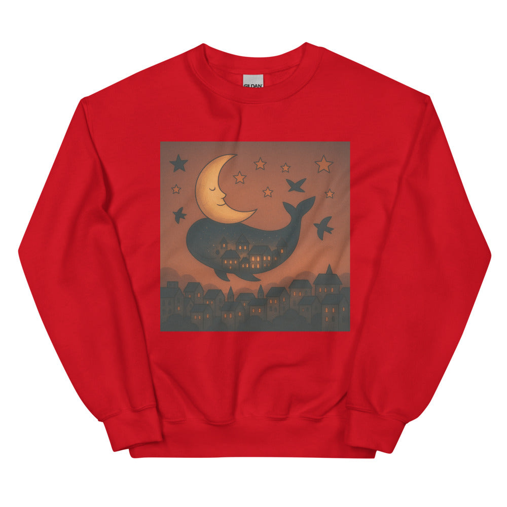 Moonlit Whale Village - Red