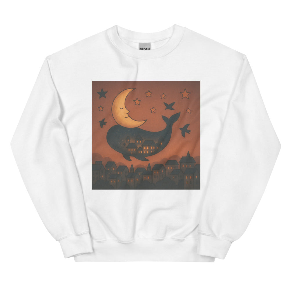 Moonlit Whale Village - White