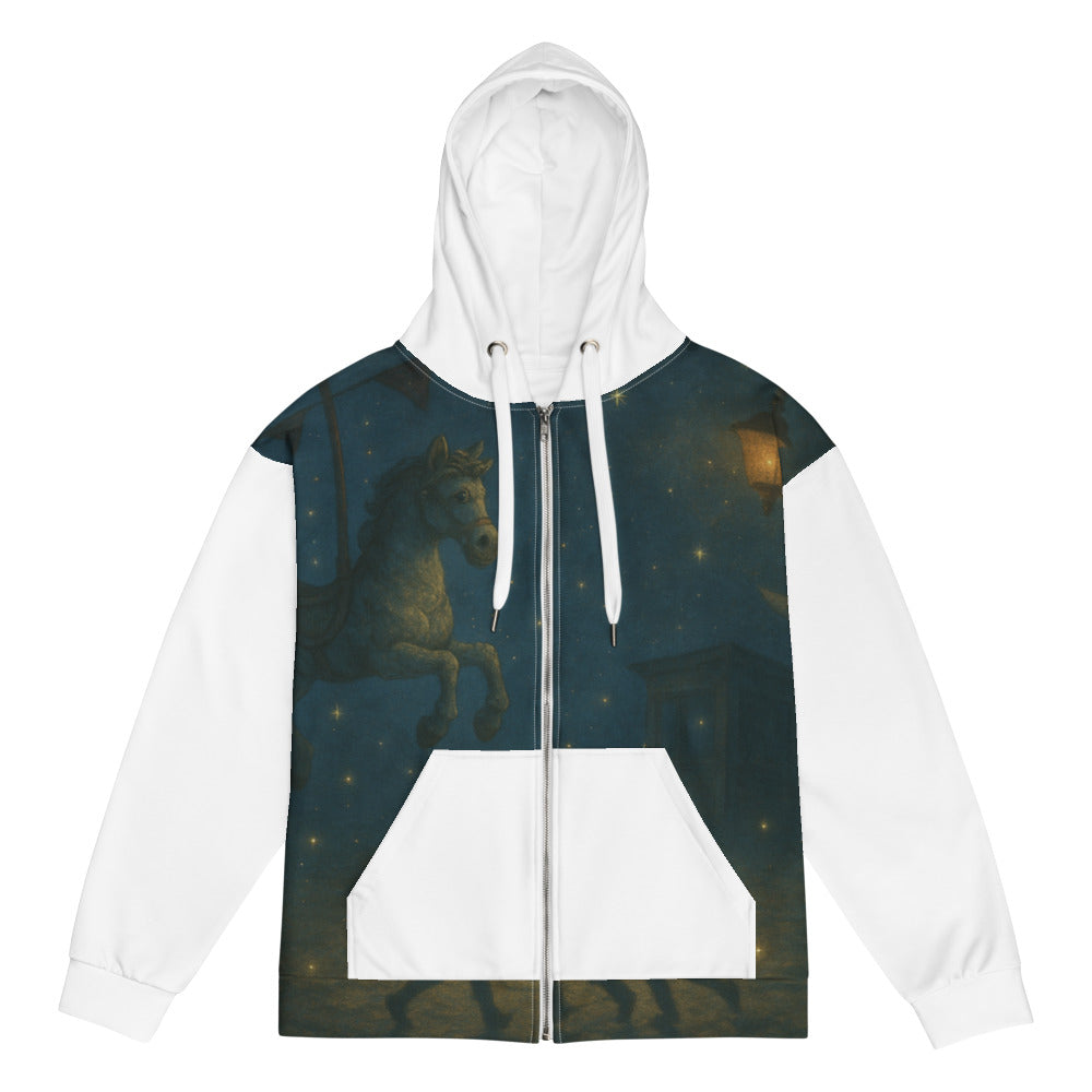 Moonlit Carousel of Fireflies - White