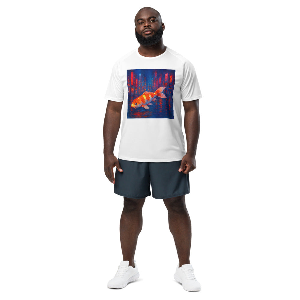 Radiant Neon Koi - View 1