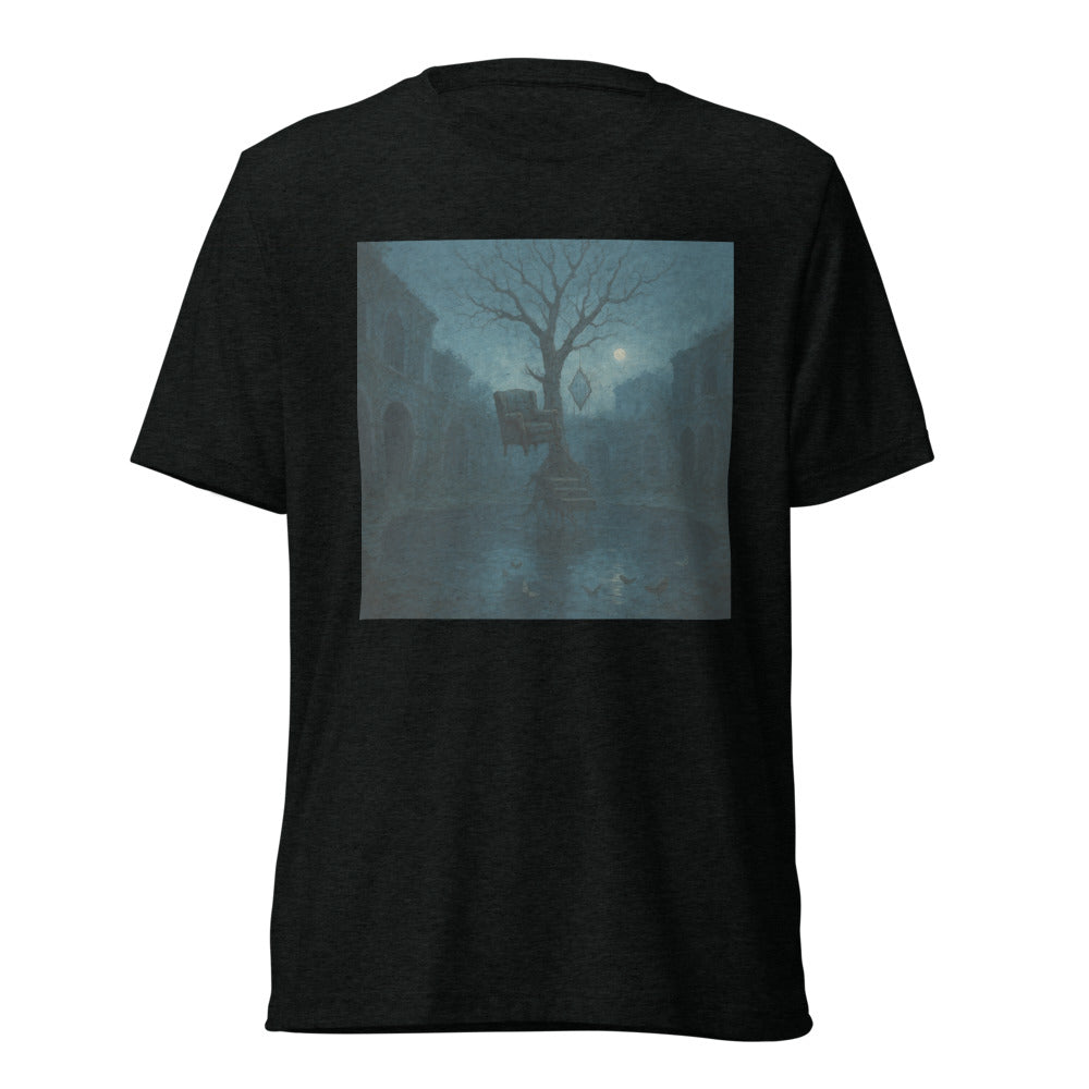 Moonlit Floating Parlor - Solid Black Triblend