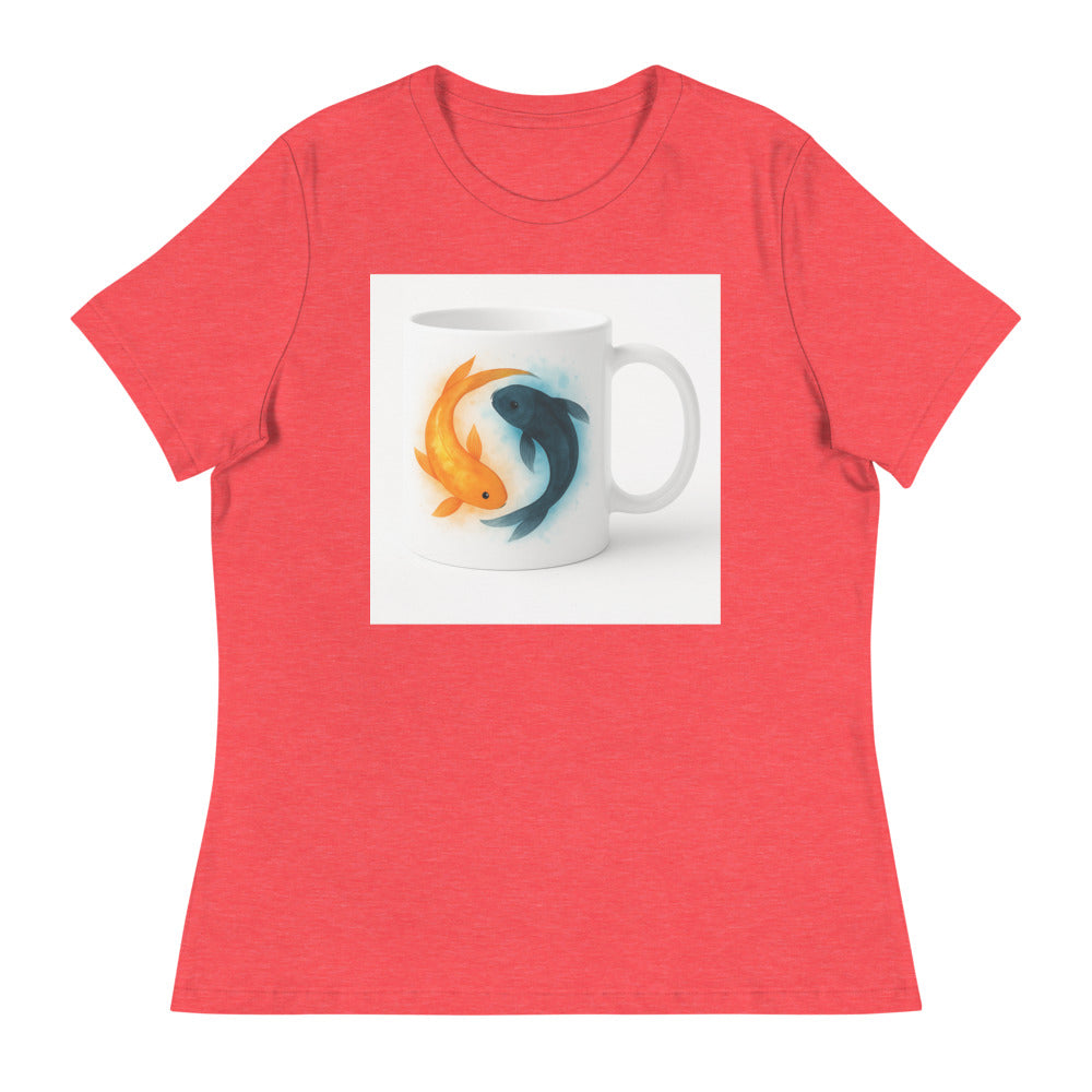 Golden Ember Koi Duo - Heather Red