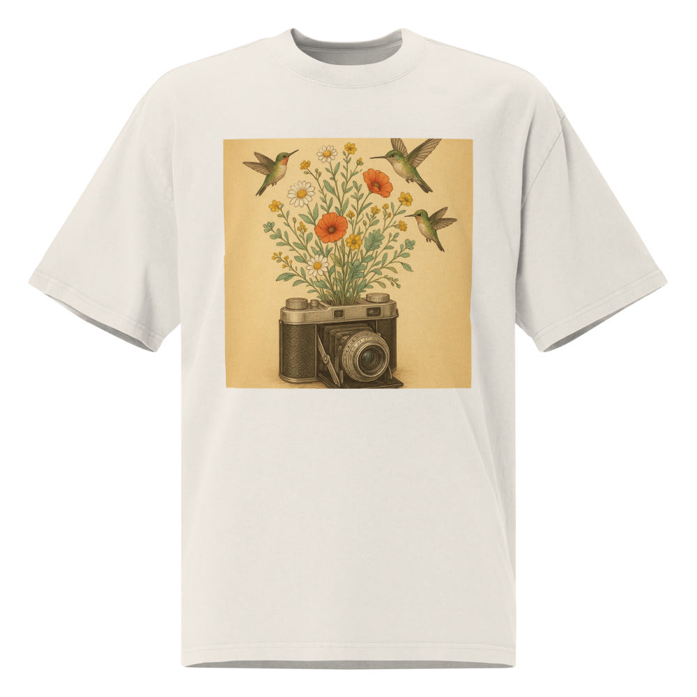 Vintage Lens Wildflower Bouquet - Faded Bone