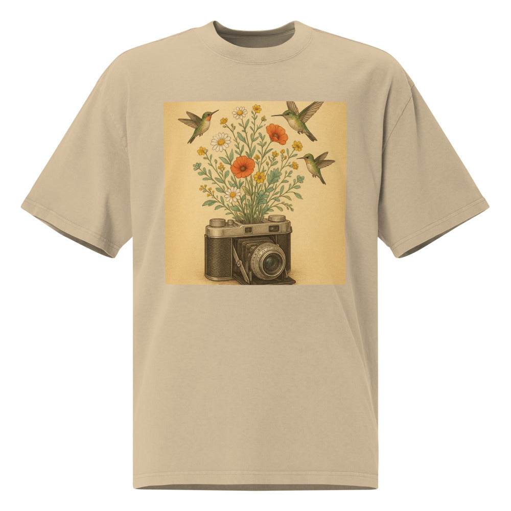 Vintage Lens Wildflower Bouquet - Faded Khaki