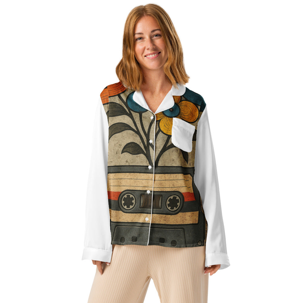 Melodic Vinyl Flower Bouquet - White