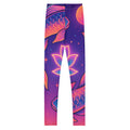 Cosmic Neon Koi Lotus - White