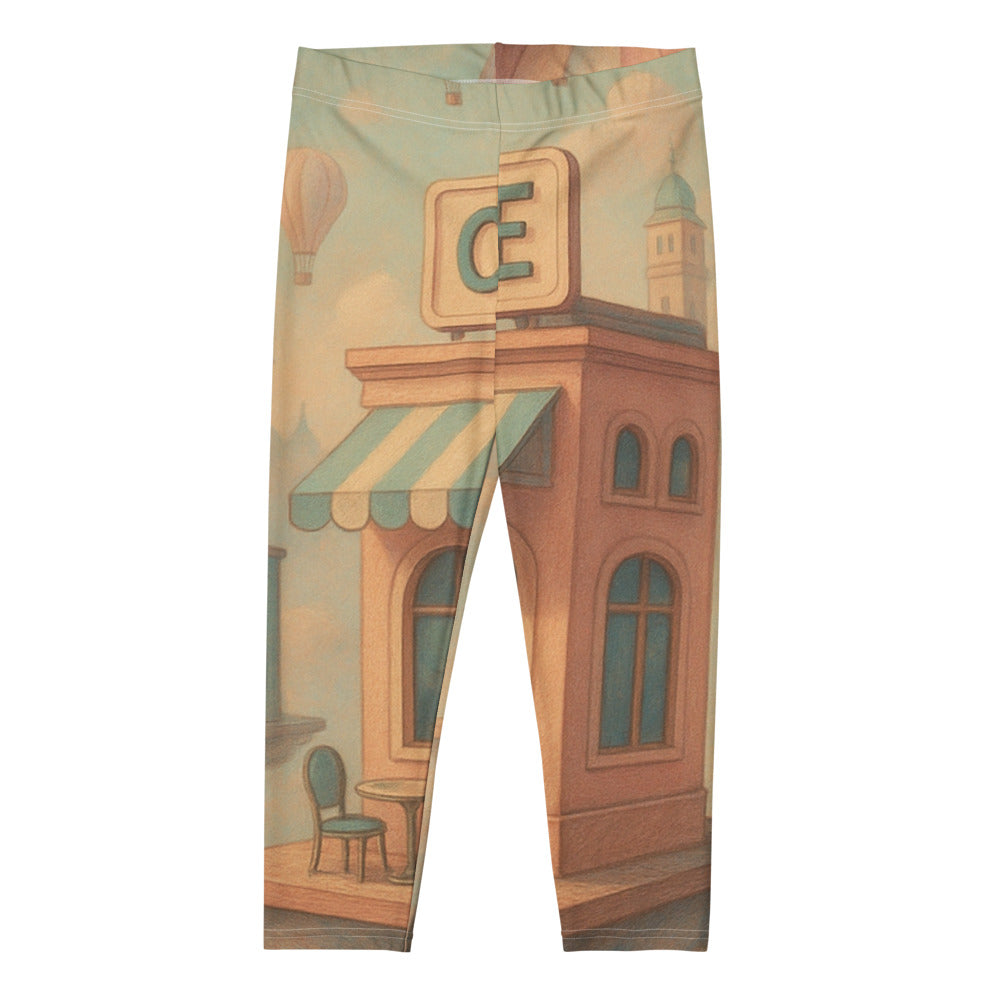 Floating Cafe in Pastel Skies - White