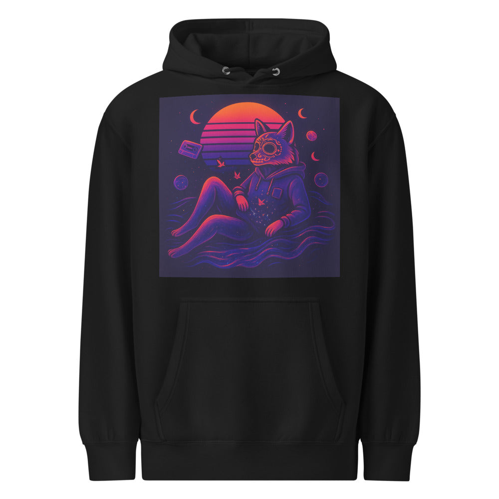 Cosmic Fox Dreamscape - Black