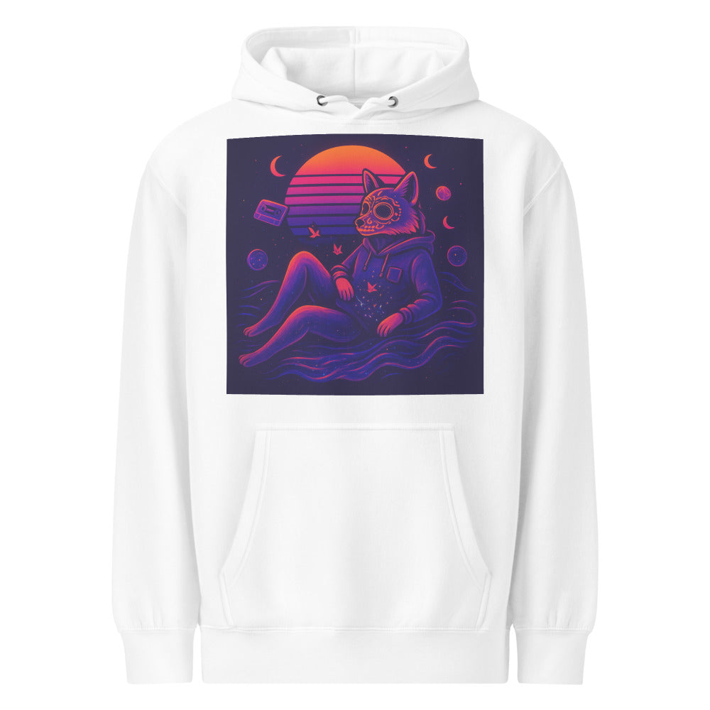 Cosmic Fox Dreamscape - White