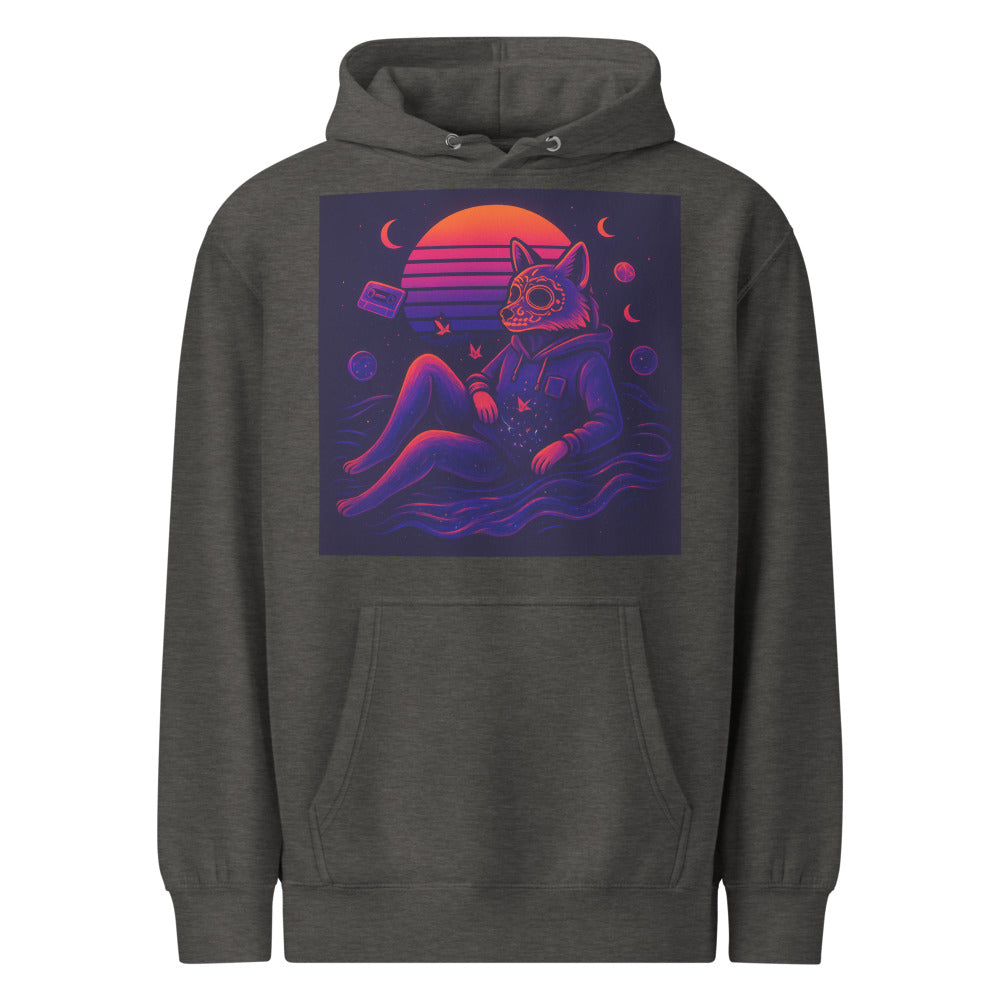 Cosmic Fox Dreamscape - Charcoal Heather