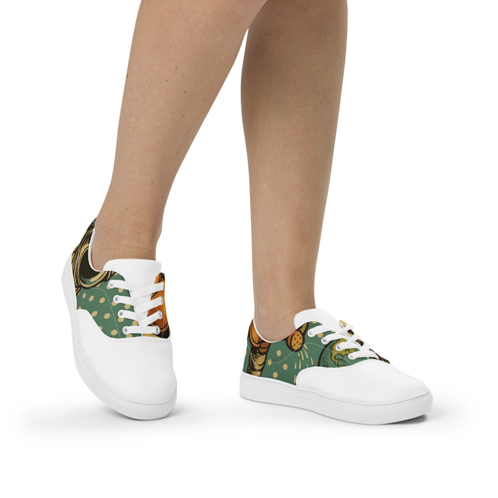 Retro Astronaut Watering Planet - View 1