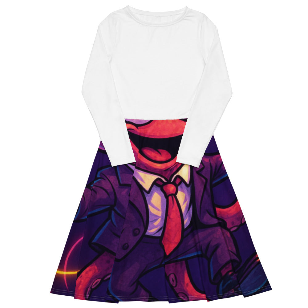 Dapper Octopus Neon Dance - View 1