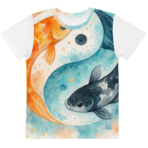 Auric Tide Koi Embrace - White