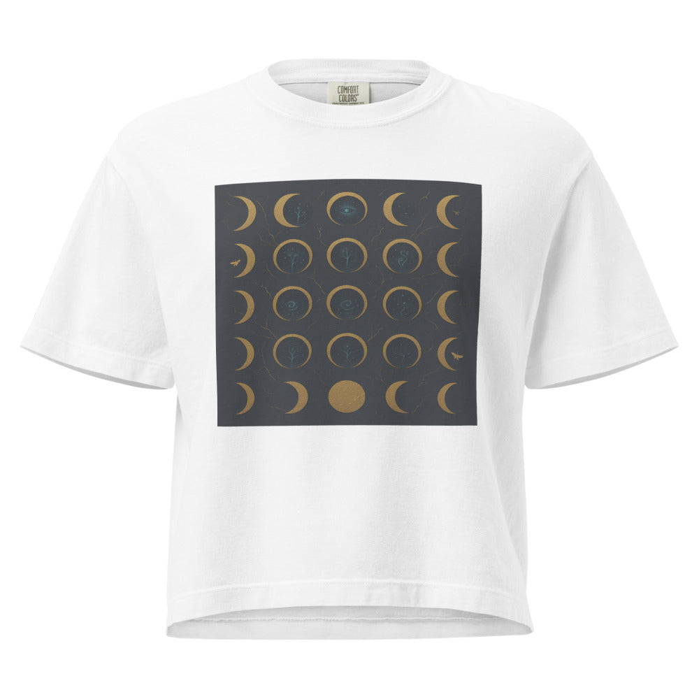 Gilded Lunar Portals - White