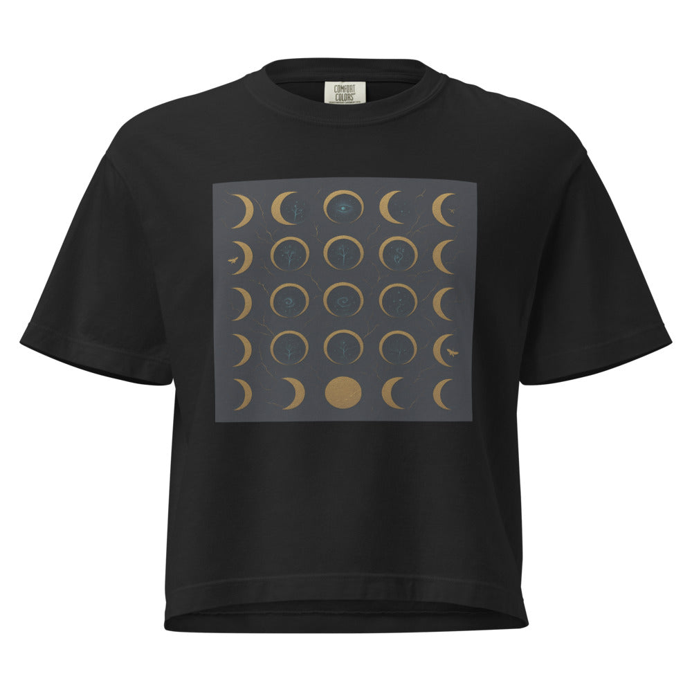 Gilded Lunar Portals - Black
