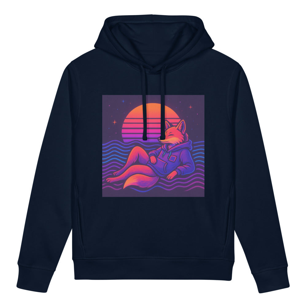 Neon Wave Fox Lounge - French Navy