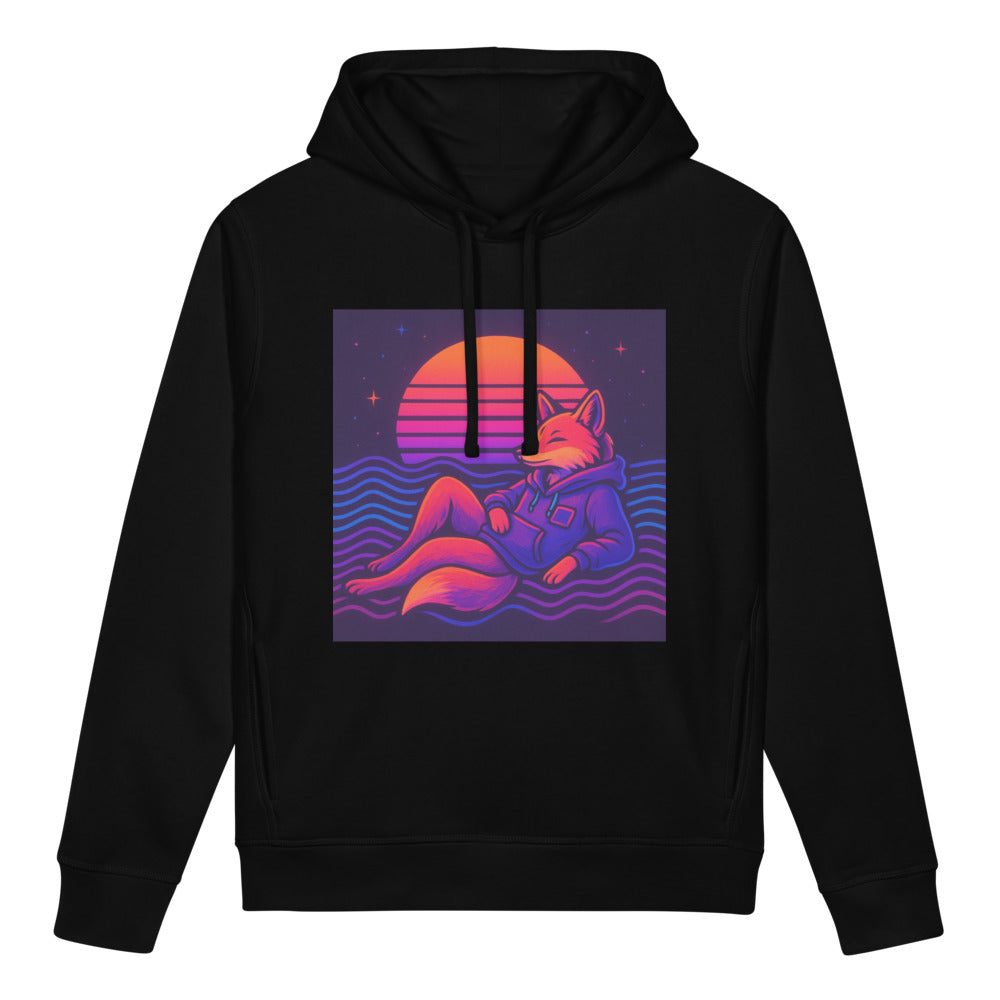 Neon Wave Fox Lounge - Black