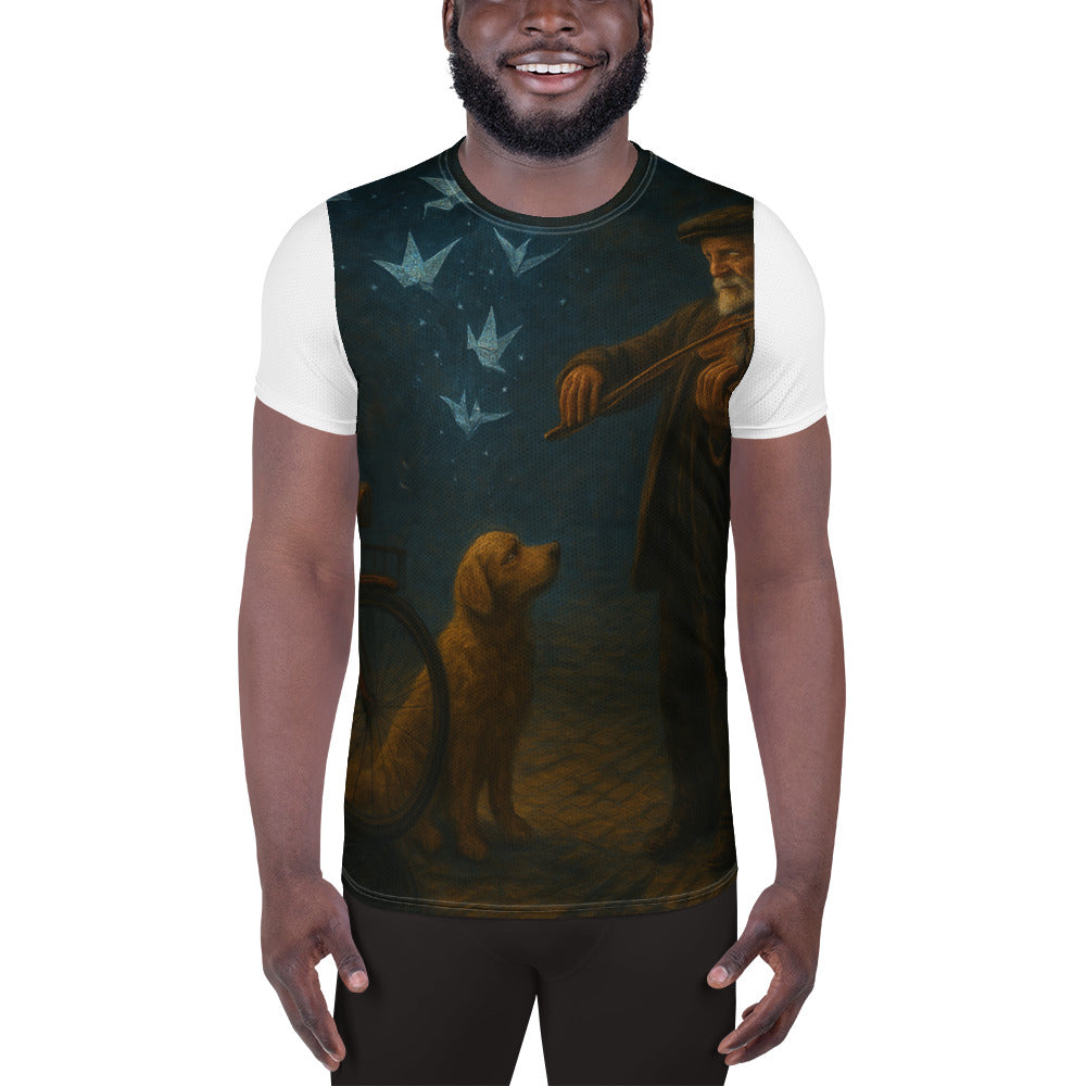 Moonlit Crane Serenade - White