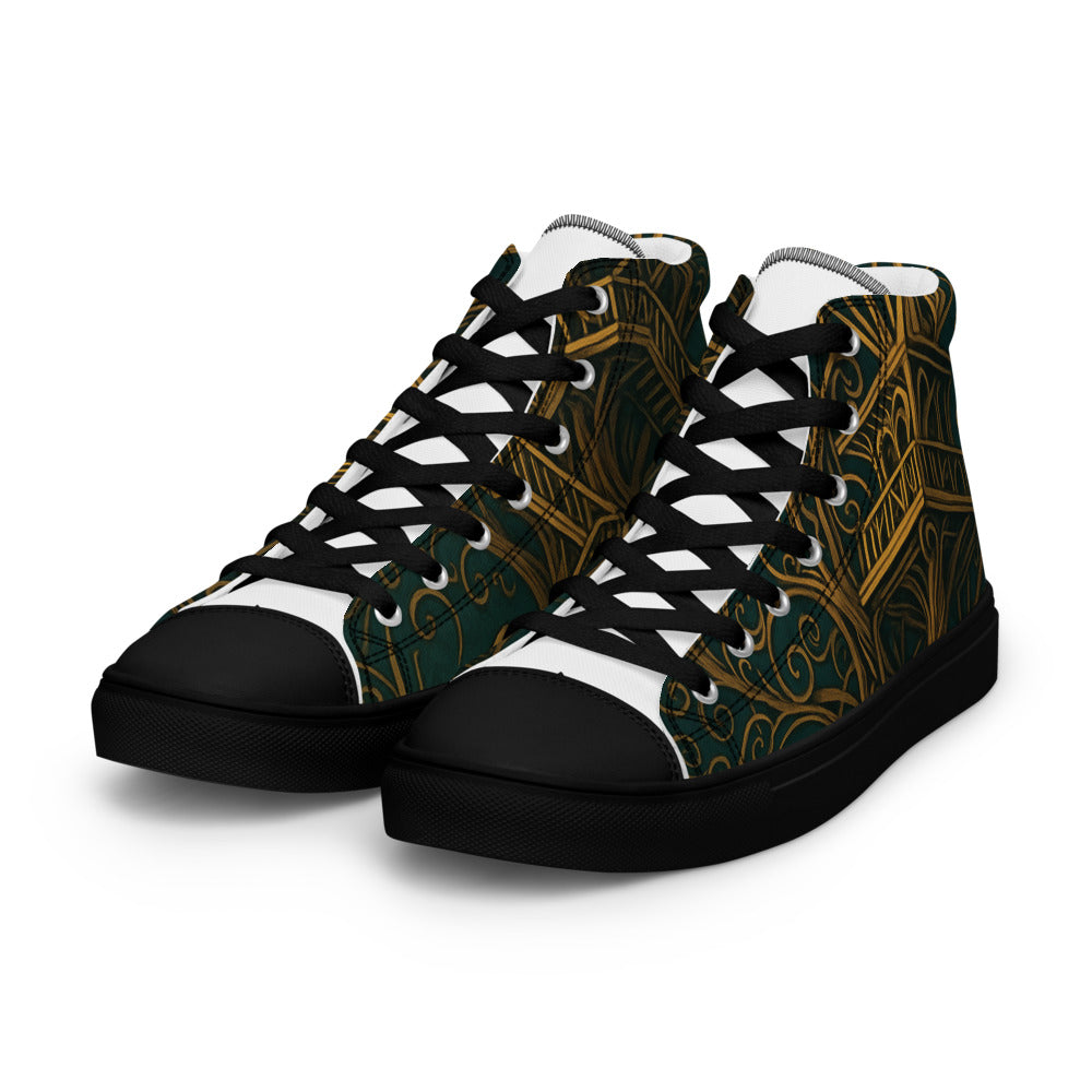 Gilded Sunburst Treehouse Maze - Black