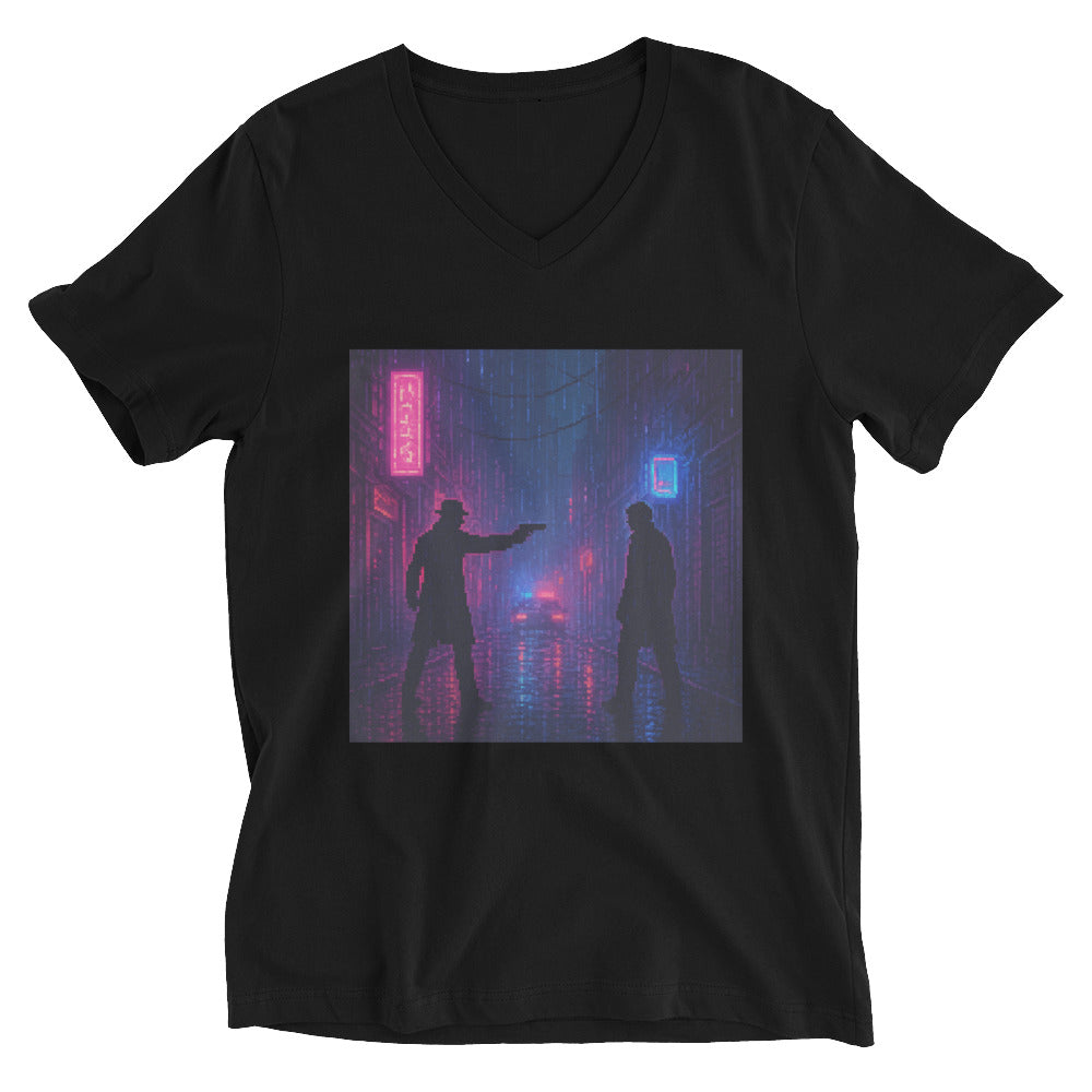 Neon Alley Showdown - Black