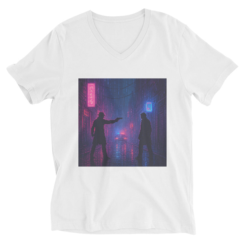 Neon Alley Showdown - White