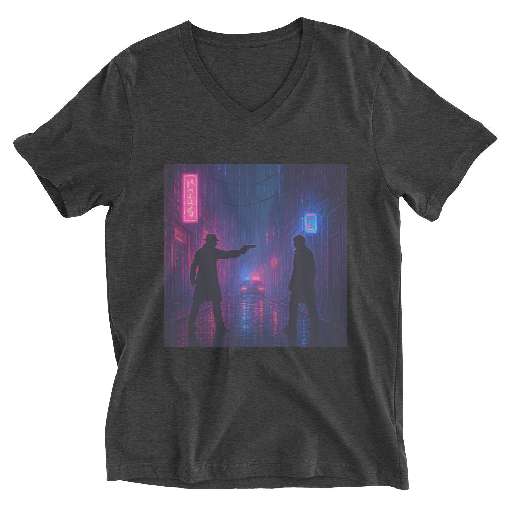 Neon Alley Showdown - Dark Grey Heather