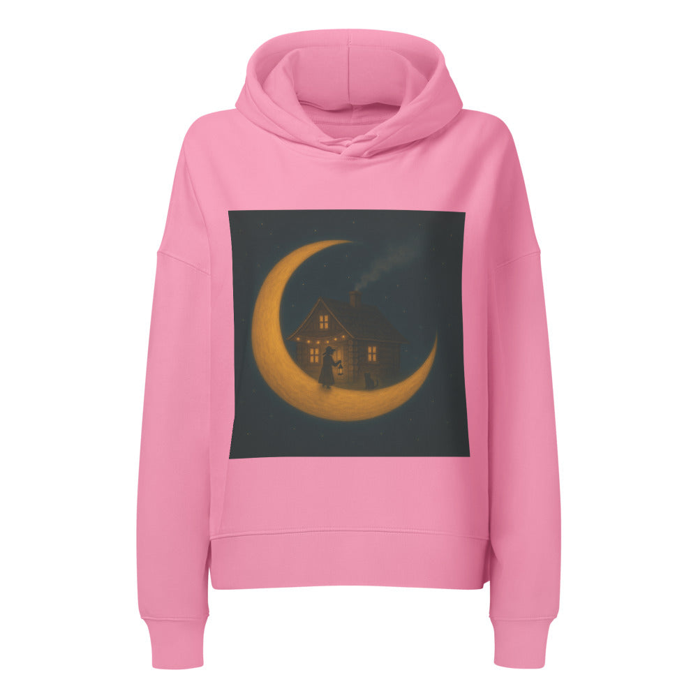 Moonlit Cottage and Porch Cat - Bubble Pink