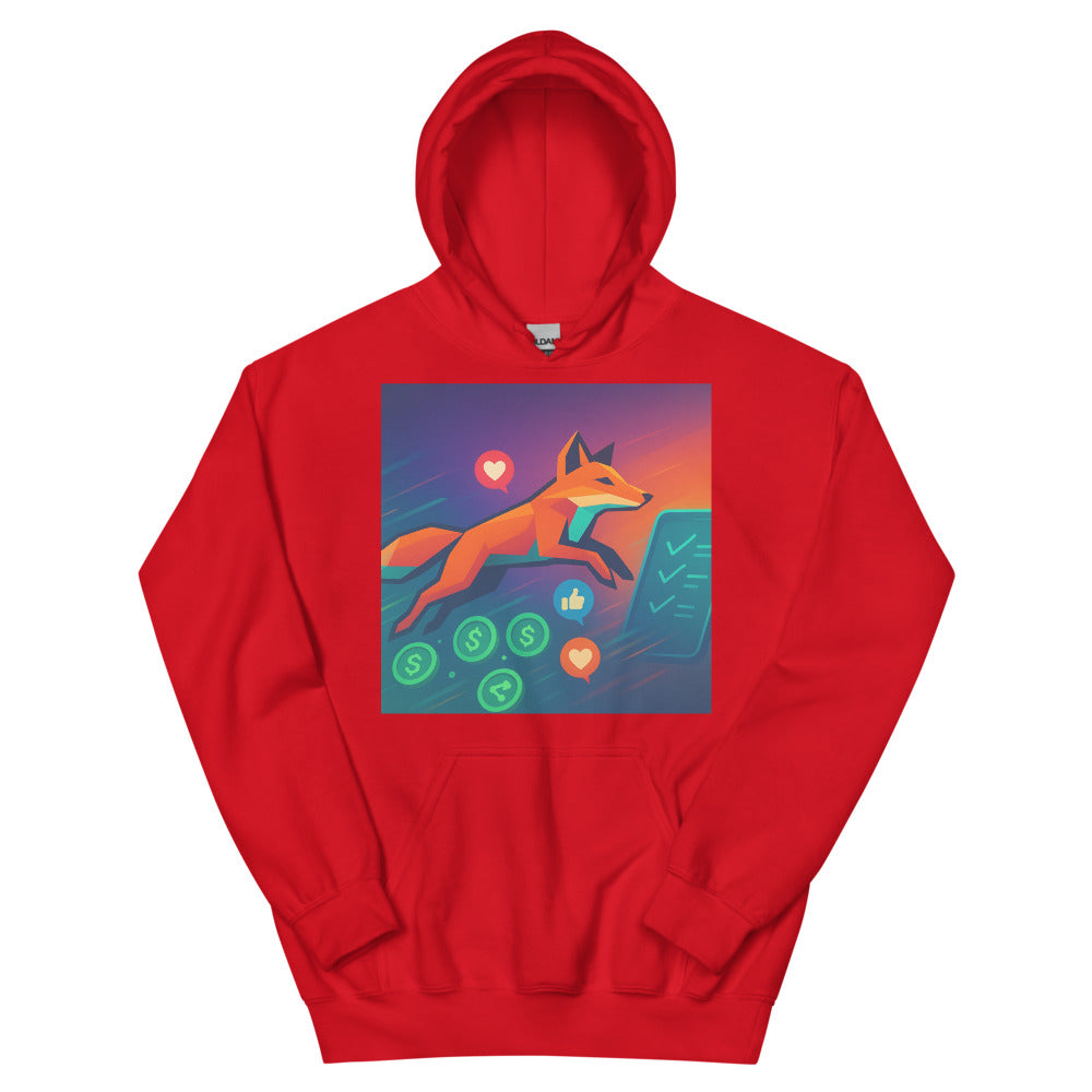 Neon Fox Token Trail - Red