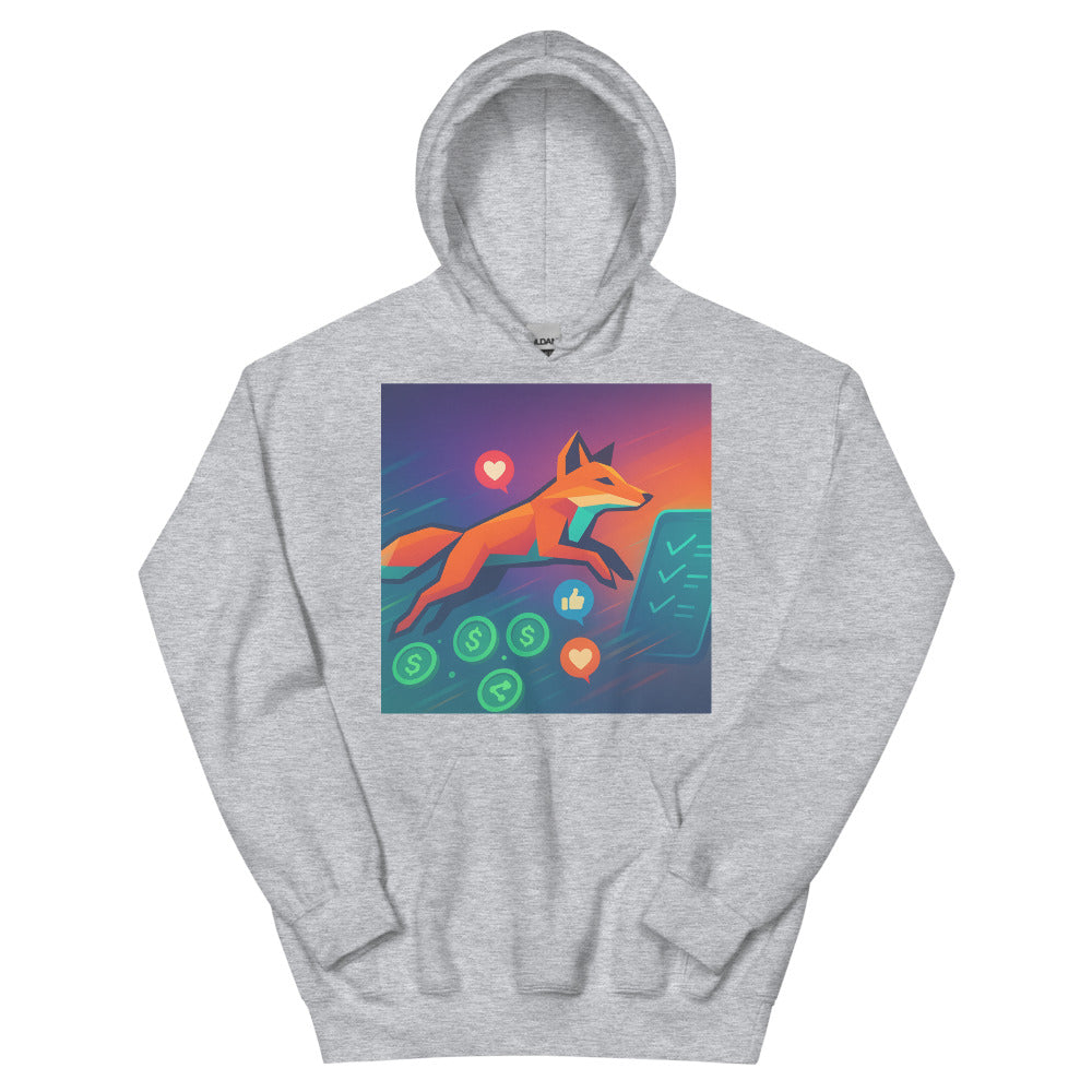Neon Fox Token Trail - Sport Grey