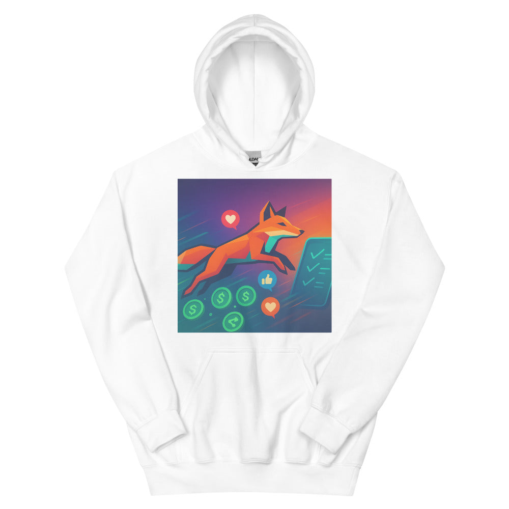 Neon Fox Token Trail - White