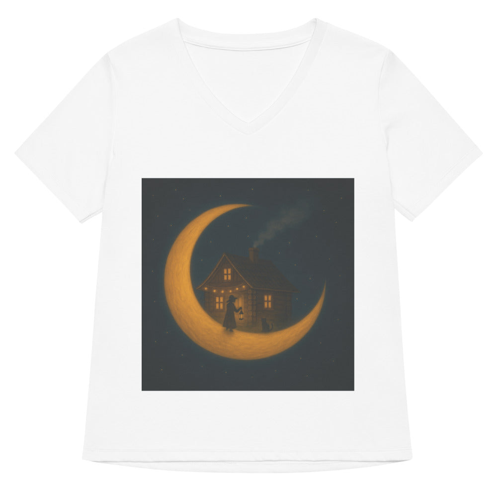 Moonlit Cottage and Porch Cat - View 1