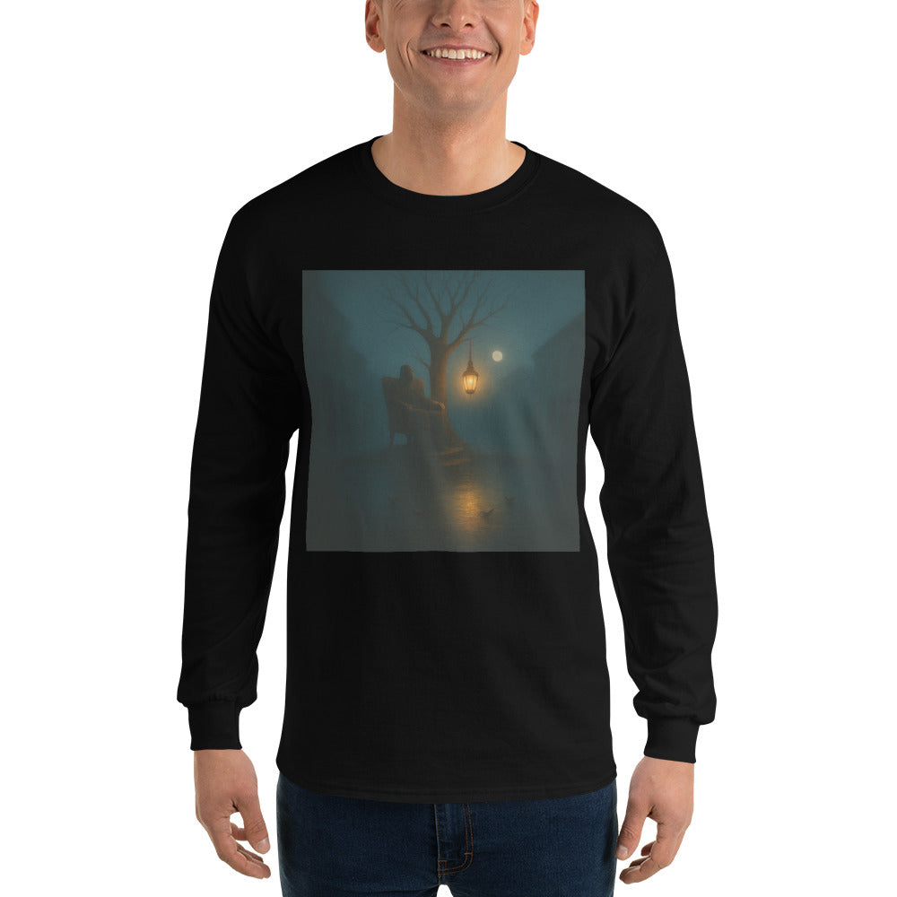Midnight Lantern Reflection - Black