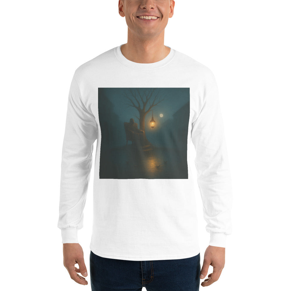 Midnight Lantern Reflection - White