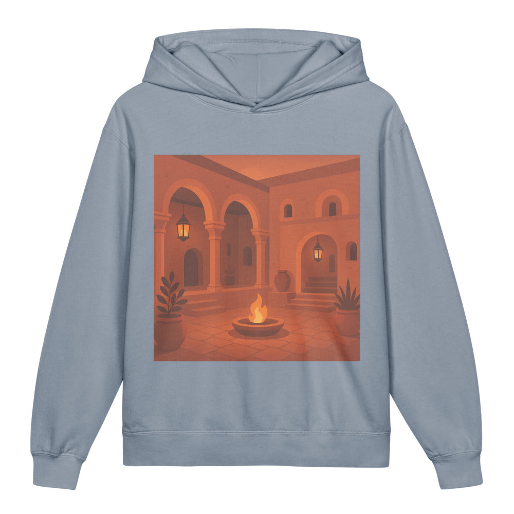 Emberlit Terracotta Courtyard - Blue Jean