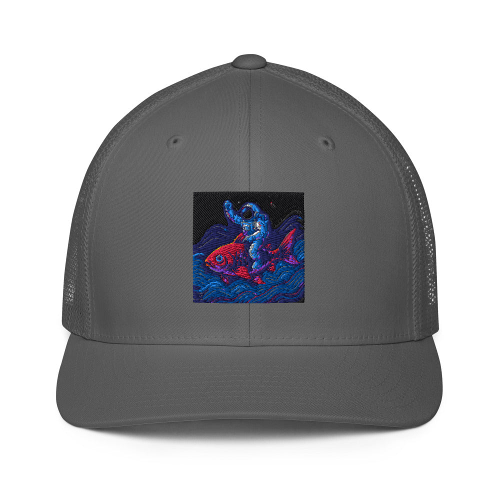 Cosmic Koi Wave Rider - Charcoal