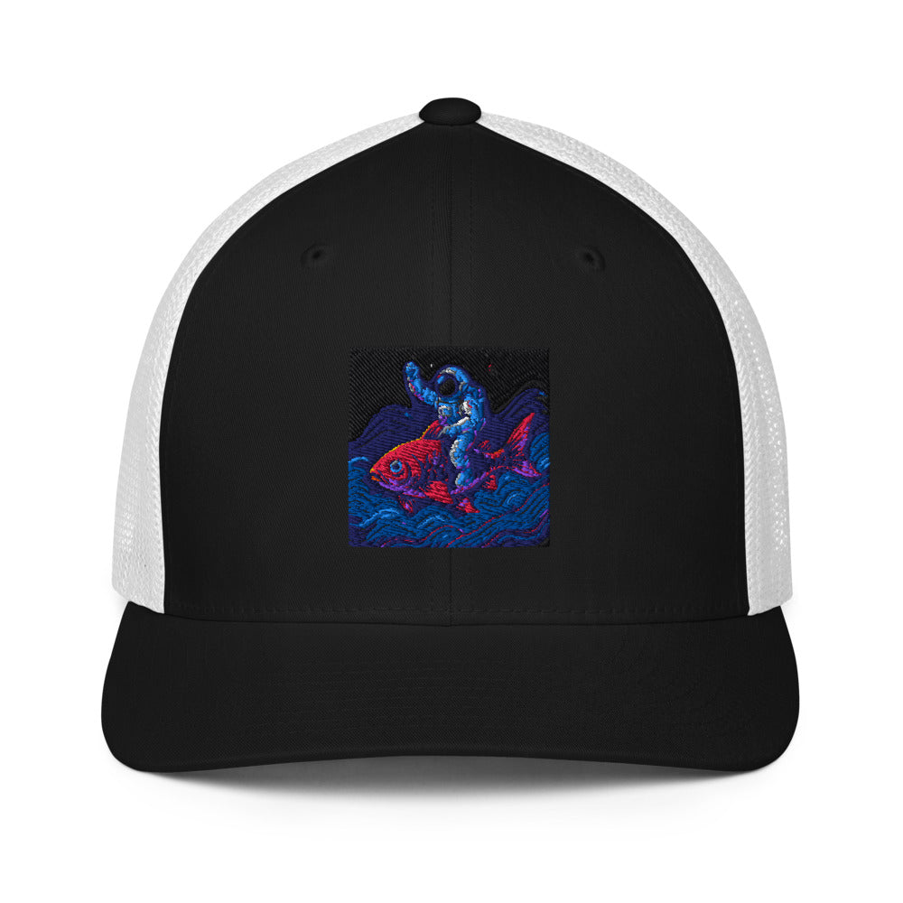 Cosmic Koi Wave Rider - Black/White