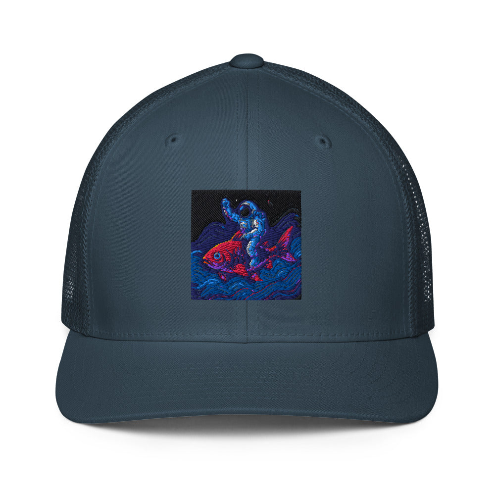 Cosmic Koi Wave Rider - Navy