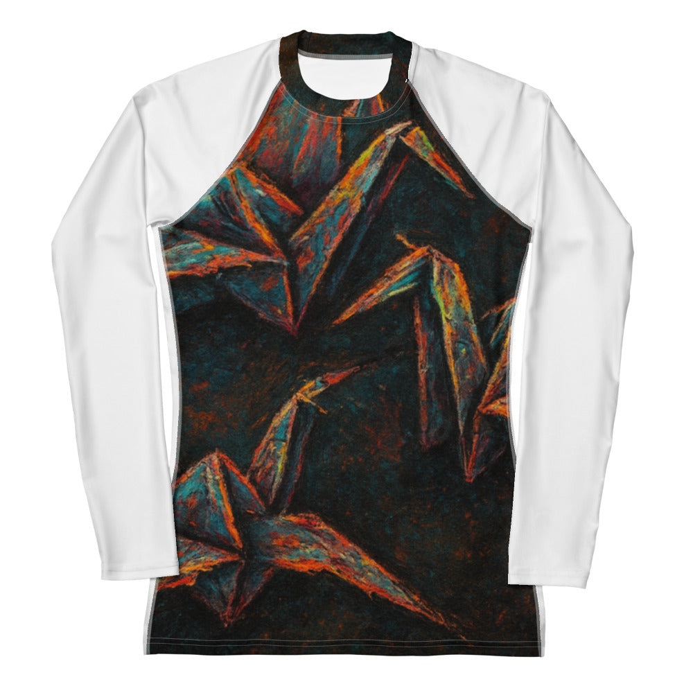 Anarchic Paper Cranes - White