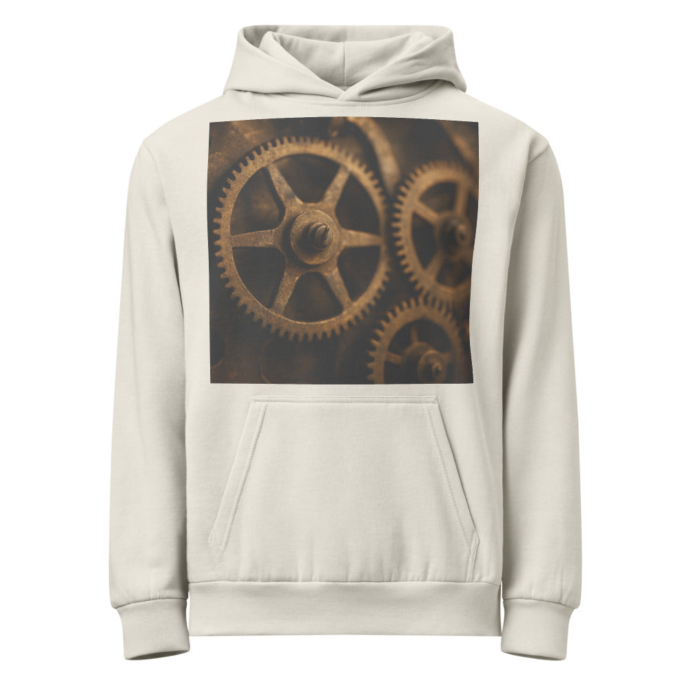 Timeworn Gears in Amber Light - Pigment Lunar Rock