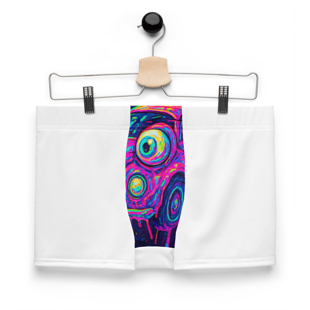 Neon Drip Glitch Cruiser - White