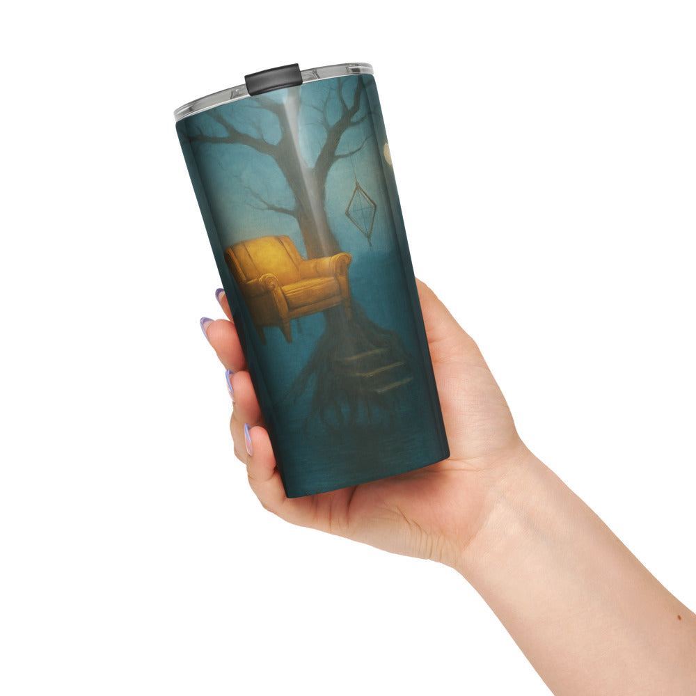 Moonlit Armchair with Warm Glow - View 1