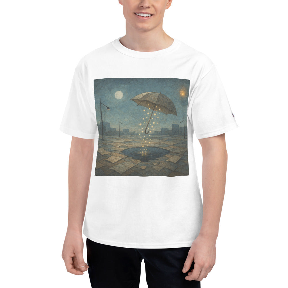 Moonspill Over Paper Plaza - White